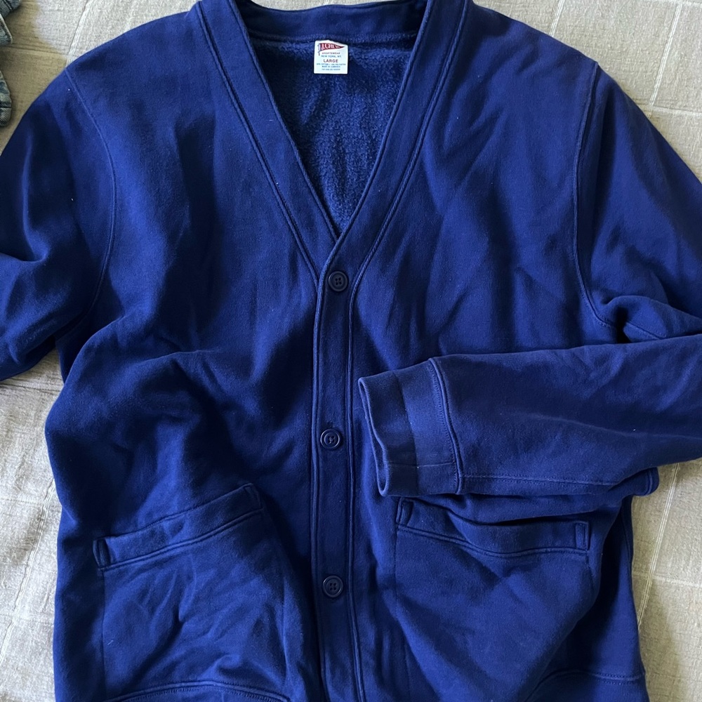 J.Crew Heritage Fleece Cardigan